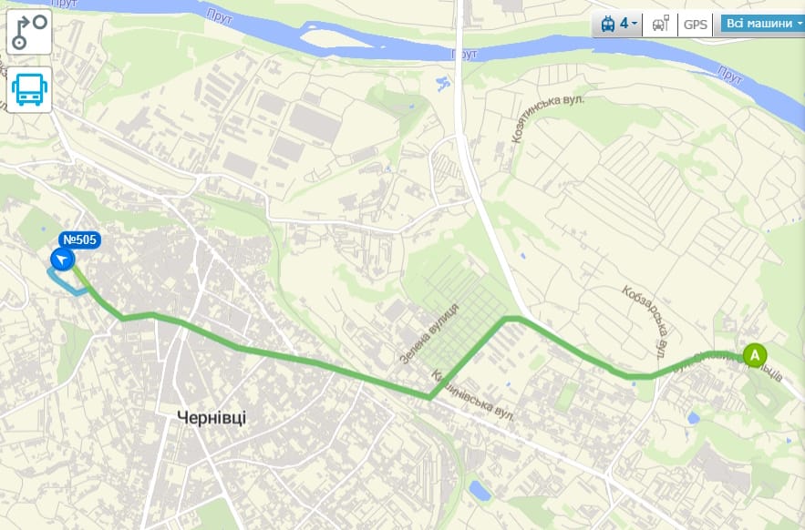 Тролейбус 4 Чернівці маршрут