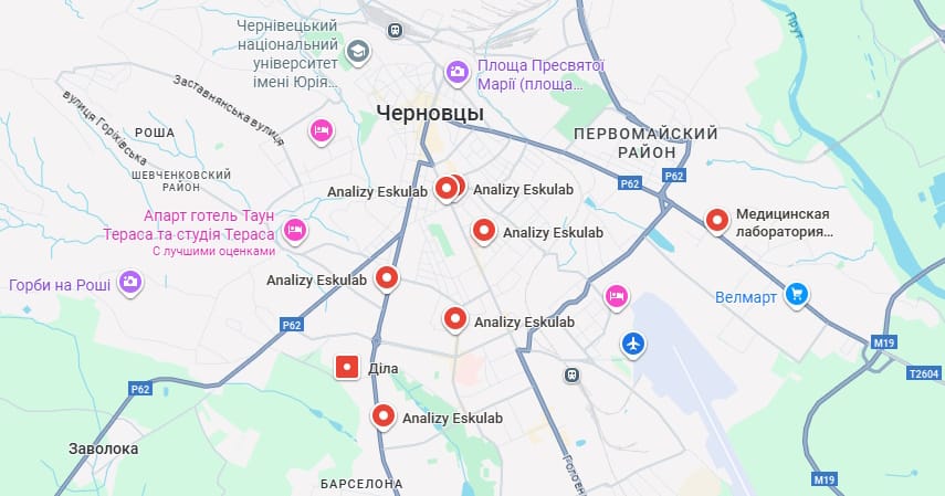 Ескулаб у Чернівцях