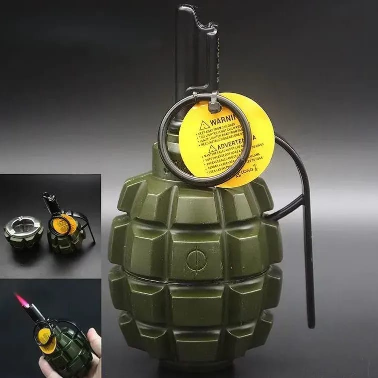 Зажигалки в виде гранат, патронов