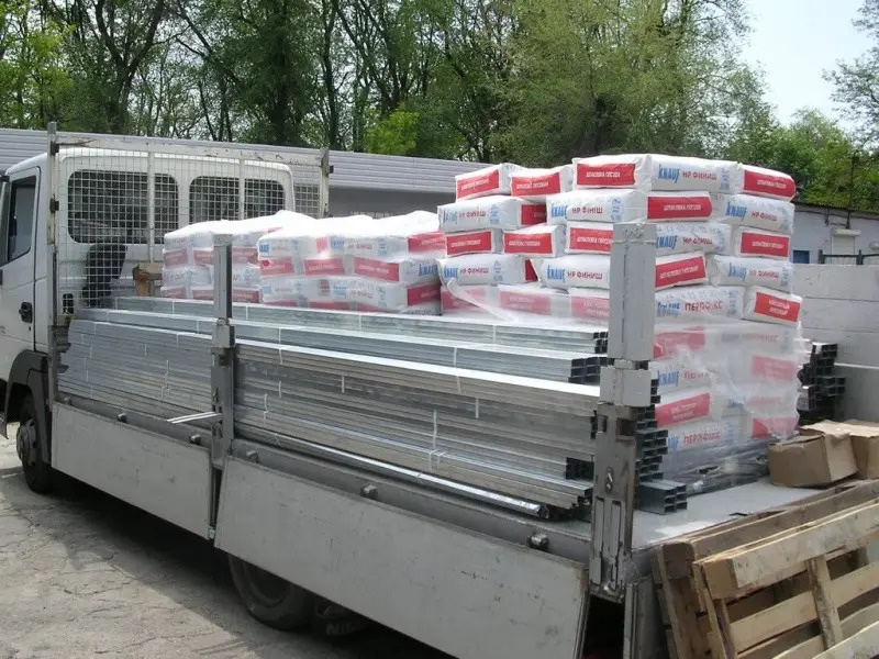 доставку будматеріалів